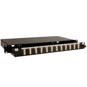 S07 1U Black Sliding Patch Panel – 12 Position SC duplex up to 24 fibres Datasheet