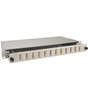 S08 1U Grey Sliding Patch Panel – 12 Position SC duplex up to 24 fibres Datasheet