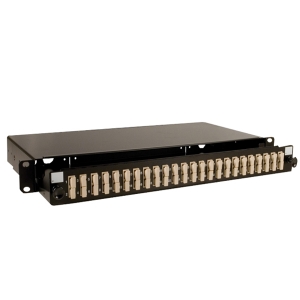 S09 1U Black Sliding Patch Panel – 24 Position SC duplex up to 48 fibres Datasheet