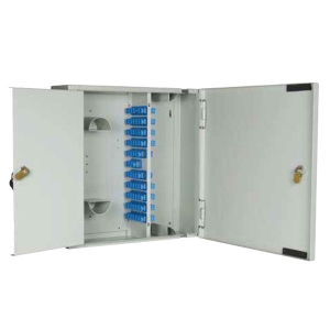 W07 - Lockable 72 Position SC/LC/E2000 MTRJ Double Door Wall Box