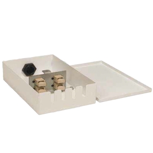 TW03 - 4 Position Tamperproof SC/LC/MTRJ/E2000 Wall Box up to 8 Fibres